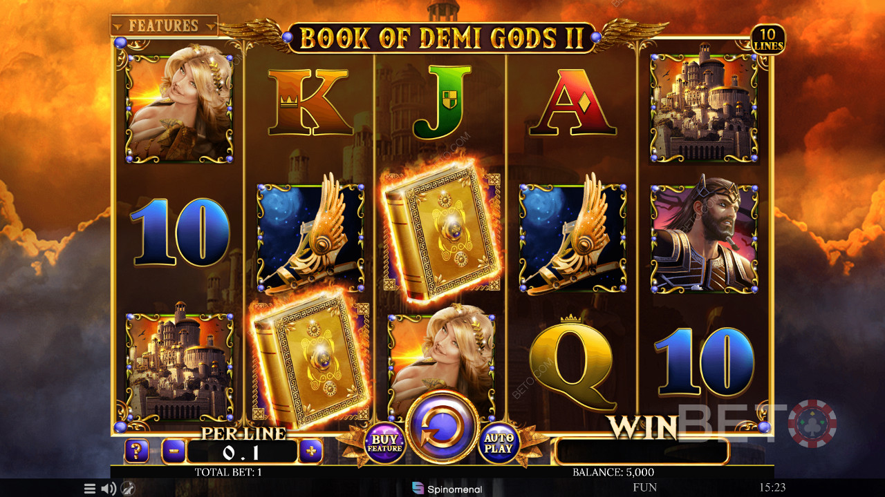 Book of Demi Gods 2 pokie with free spins, Wilds, respins, and heaps of features