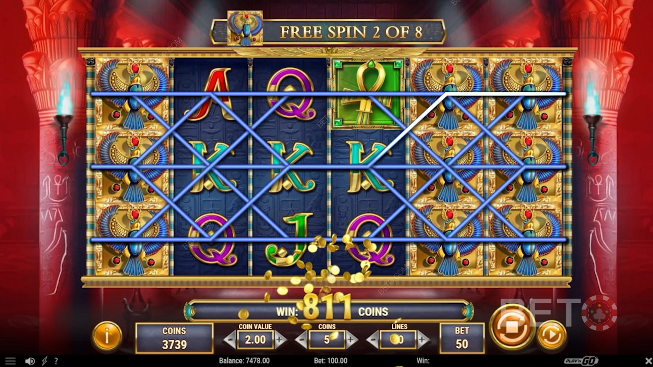 A bonus 6th reel joins the grid when Free Spins feature kicks off