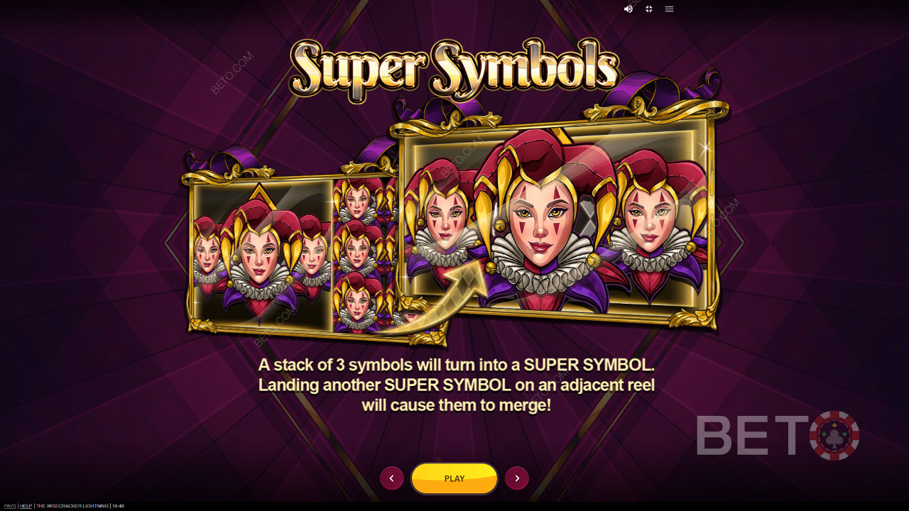 Starting screen of The Cheeky Spark Lightning