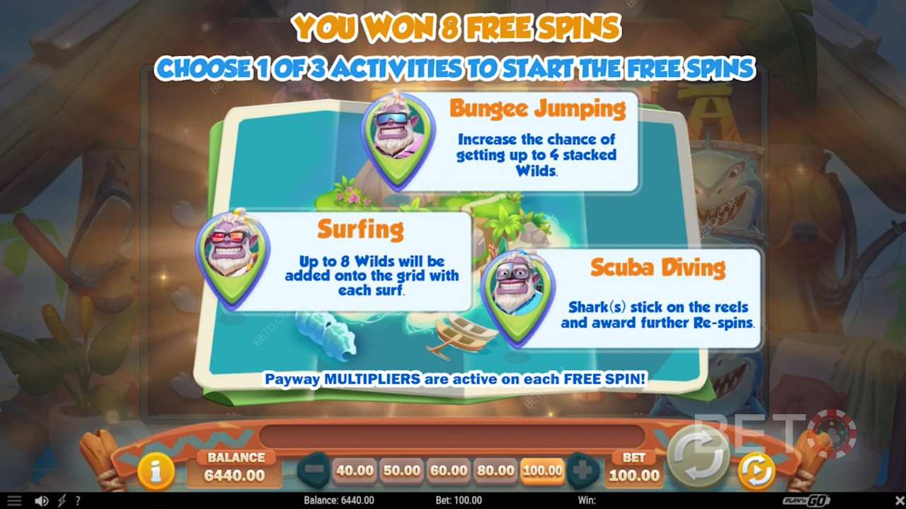 Score 3 Free Spin Bonuses in Hotel Yeti-Way Pokie