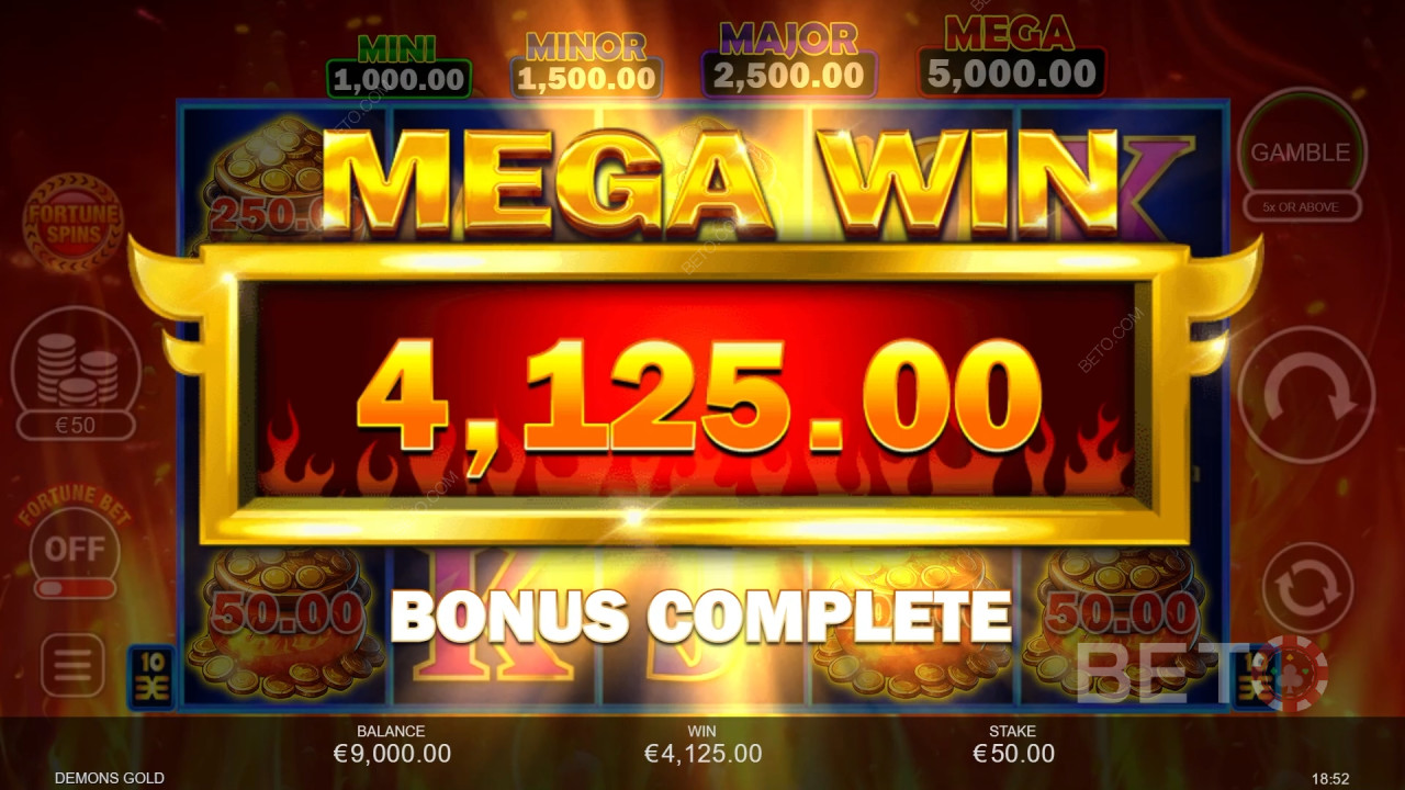 Score 3,333x Your Wager in the Demon