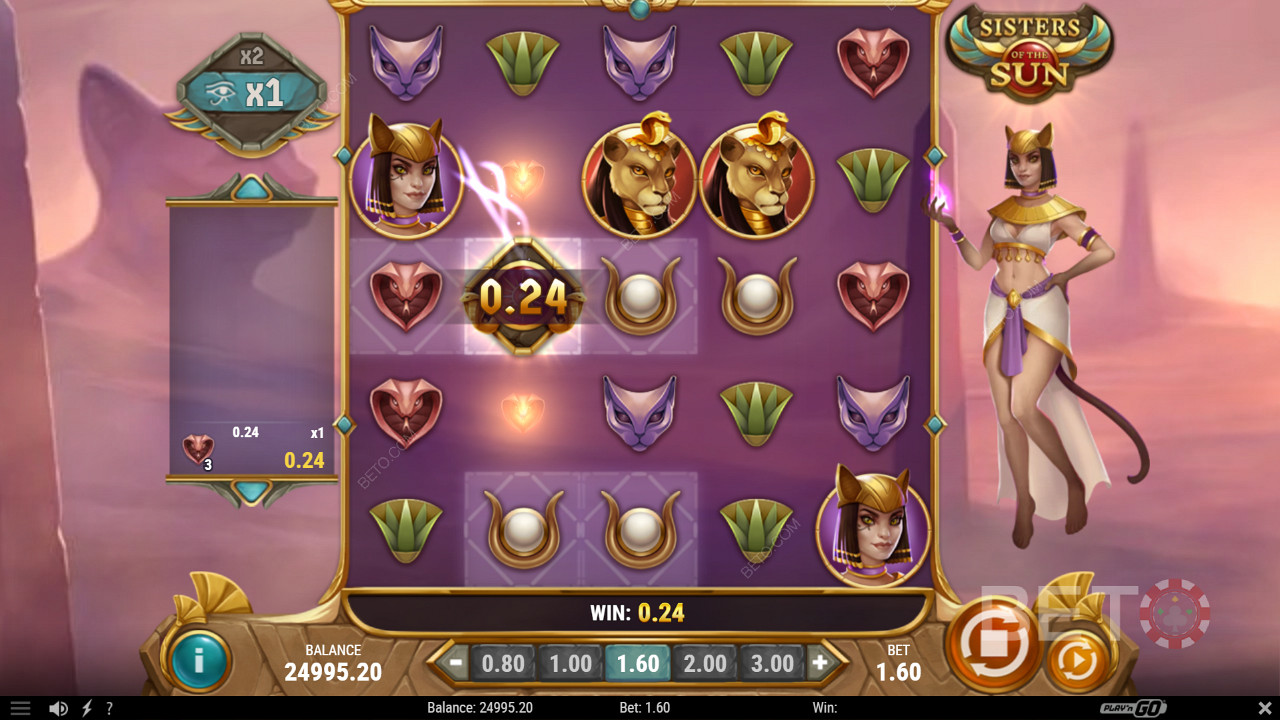 Rack up Wilds with winning spins in base game and Free Spins