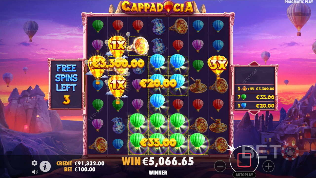 Cappadocia (Pragmatic Play) Free Play