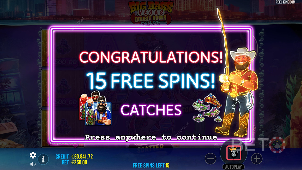 Bonus Features Breakdown: Big Bass Vegas Double Down Deluxe by Reel Kingdom