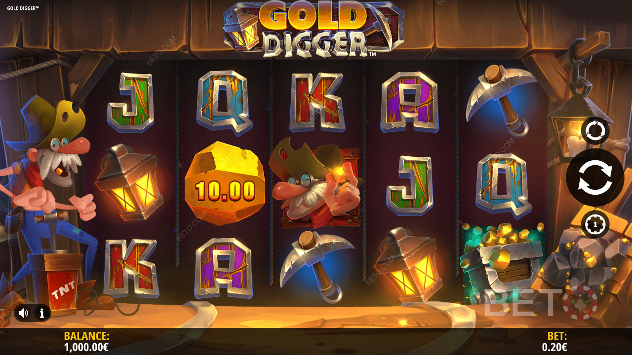 Kiwi-style visuals and graphics of Gold Digger