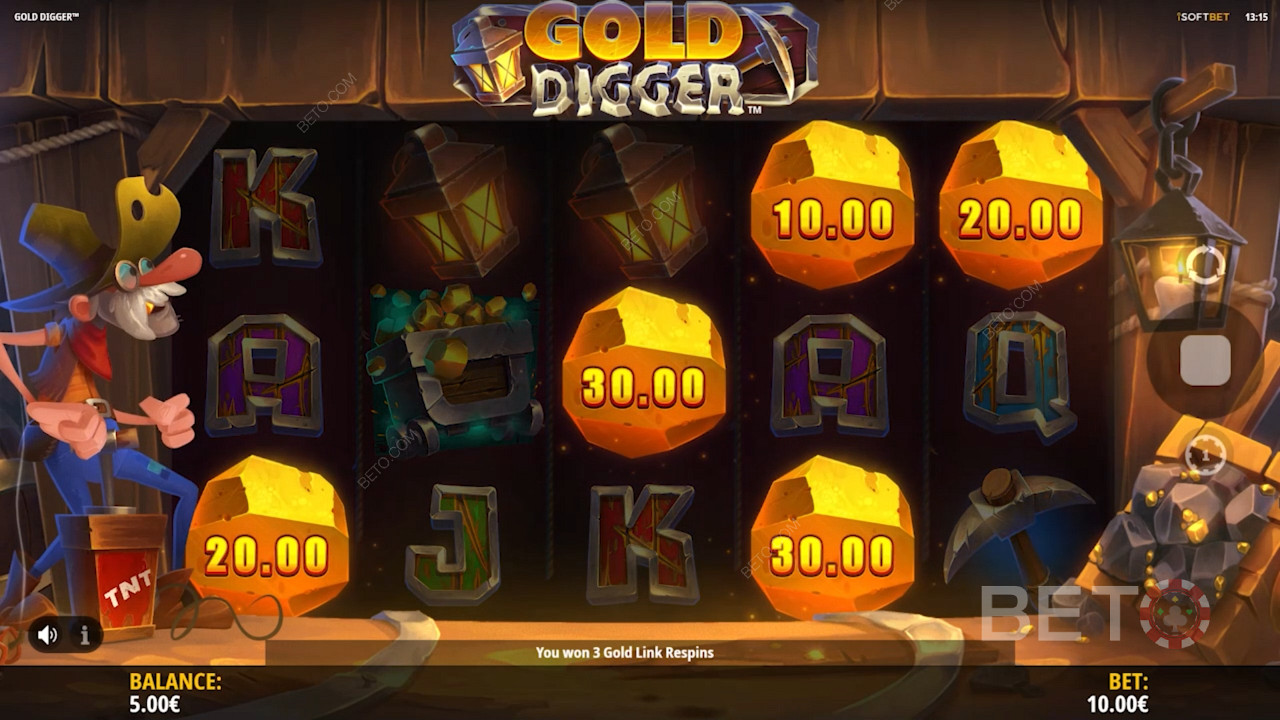 Solid payout chances in Gold Digger