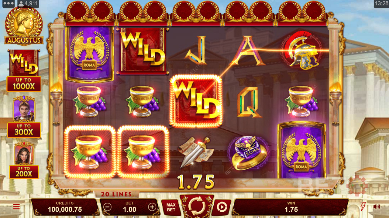 Heaps of winning combos await in Augustus