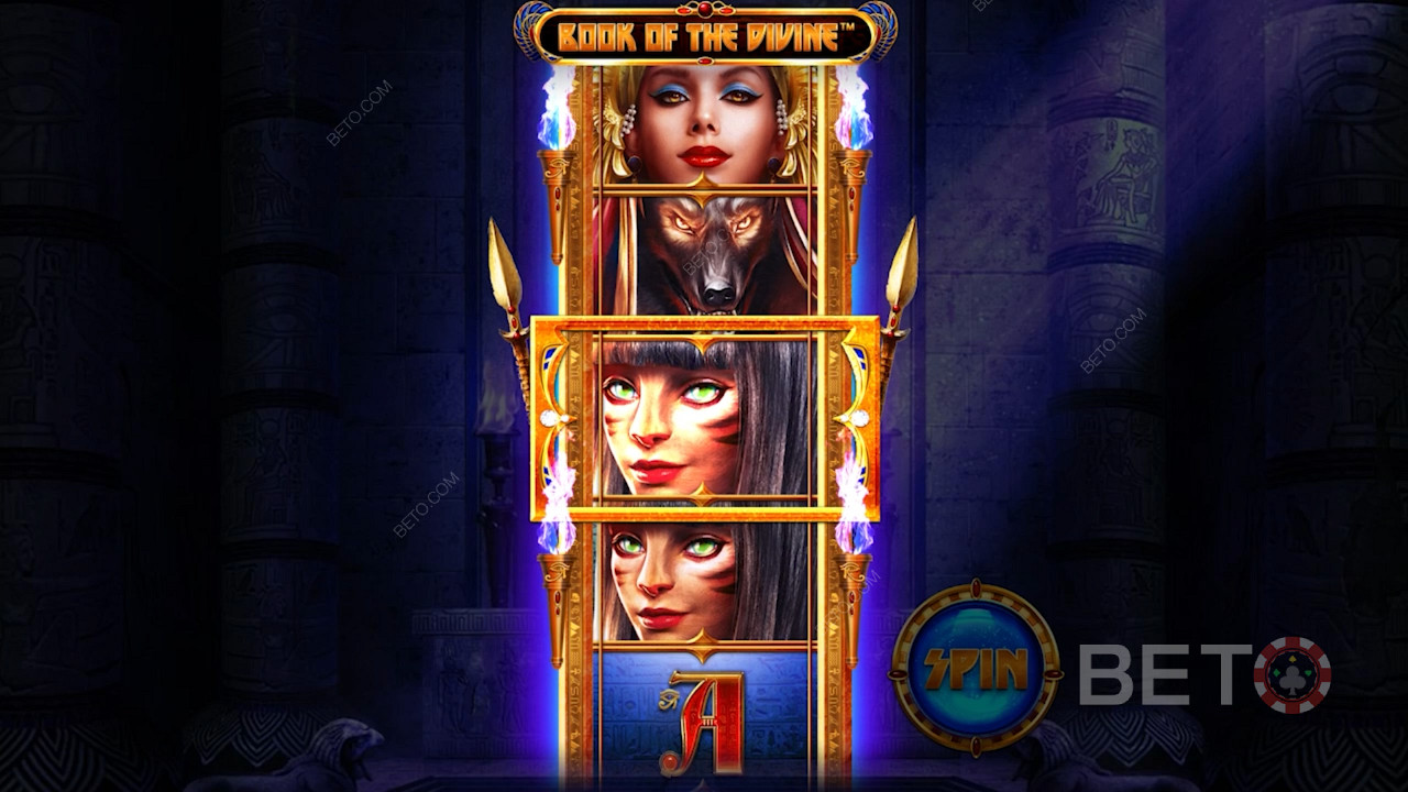 Divine bonus spins in Book Of The Divine