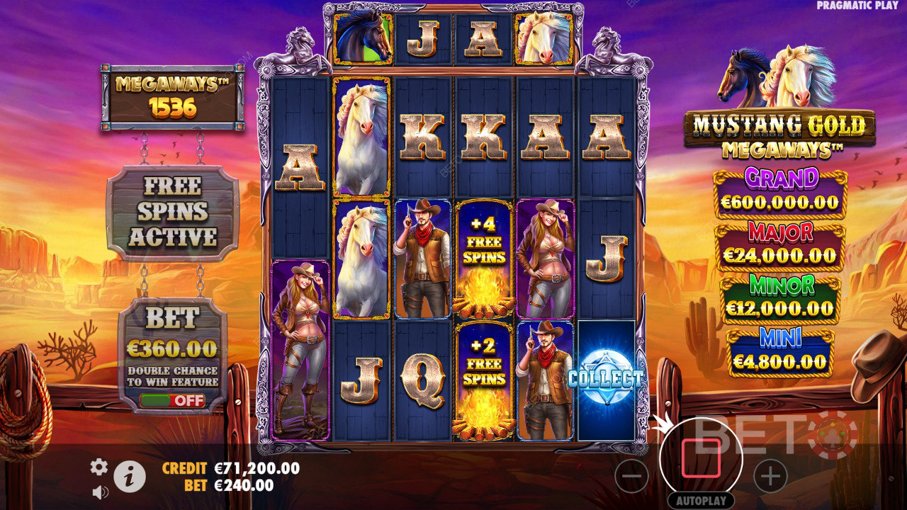 Mustang Gold Megaways Review by BETO Pokies