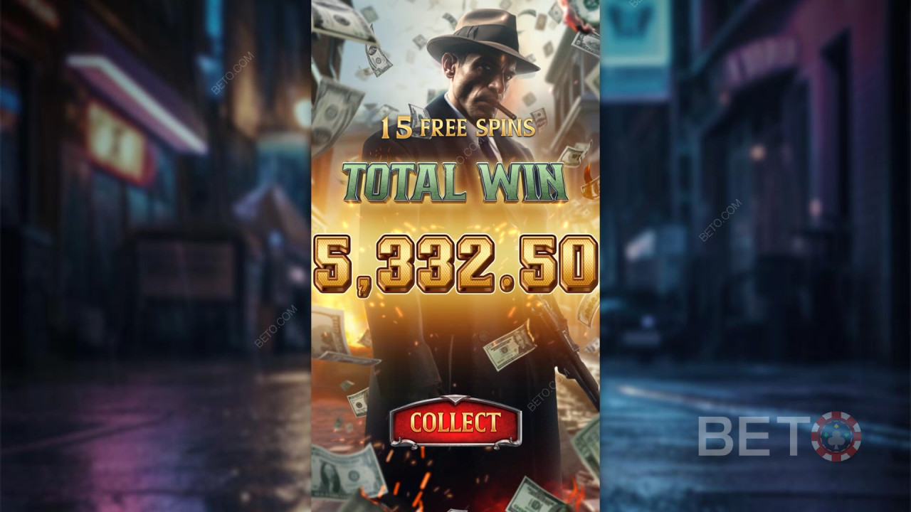 Score 10,000x Your Wager in the Mafia Mayhem Online Pokie!
