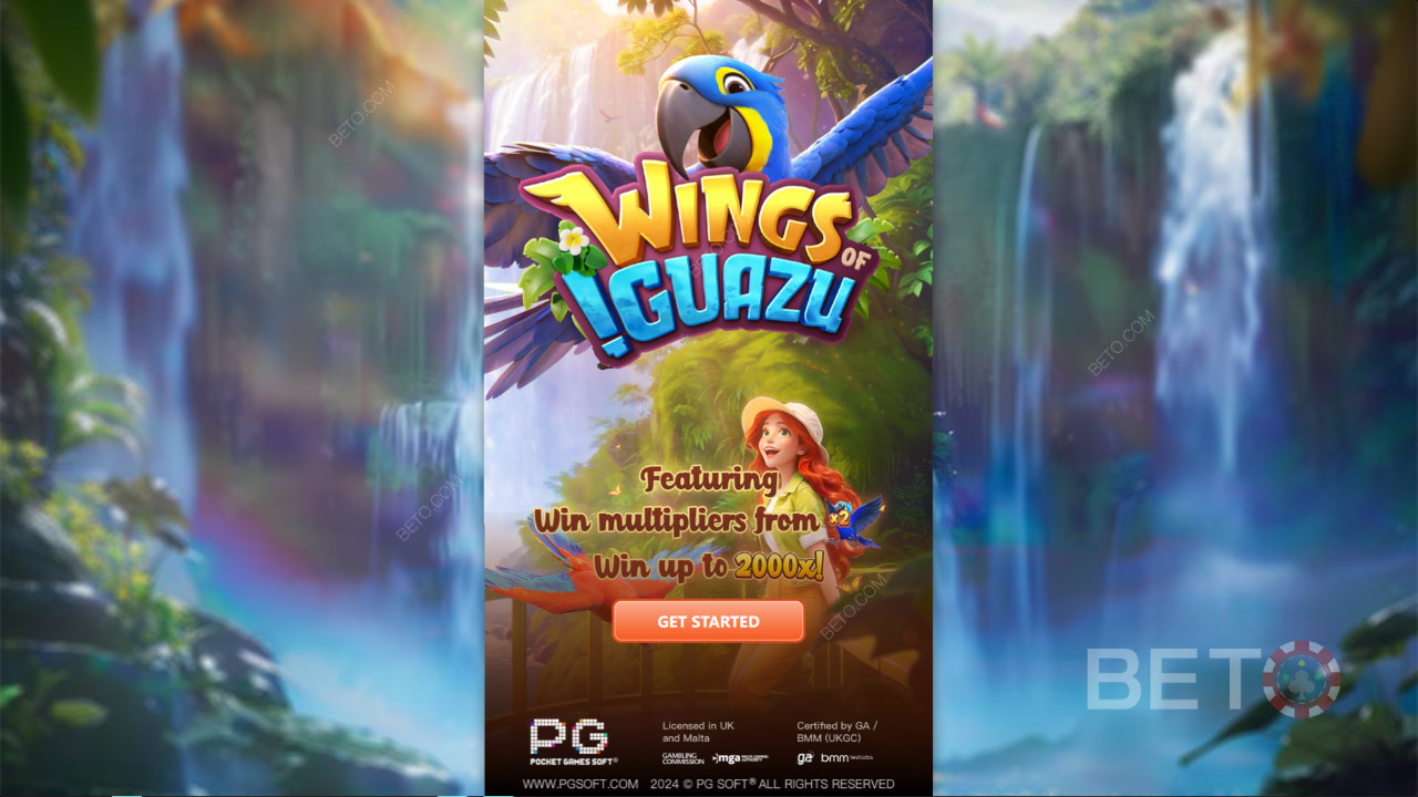 Score 2,000x Your Wager in Wings of Iguazu Online Pokie!