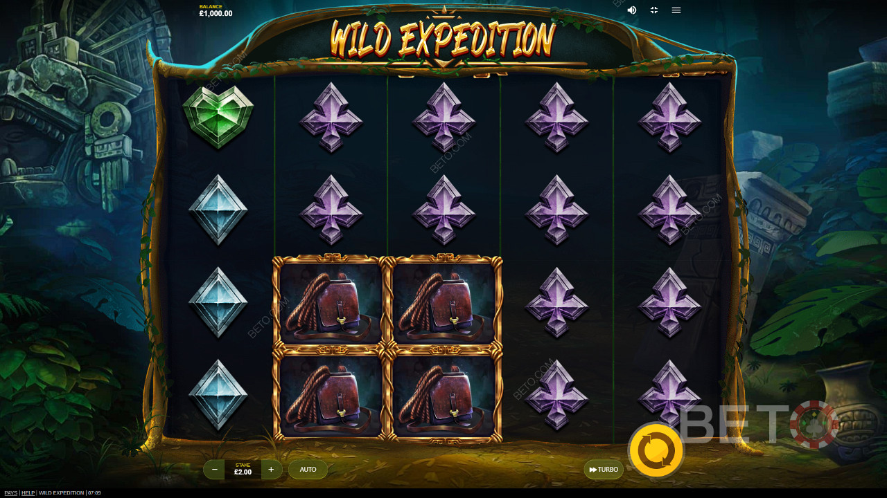 This pokie uses an RTP of 95.67% and medium variance