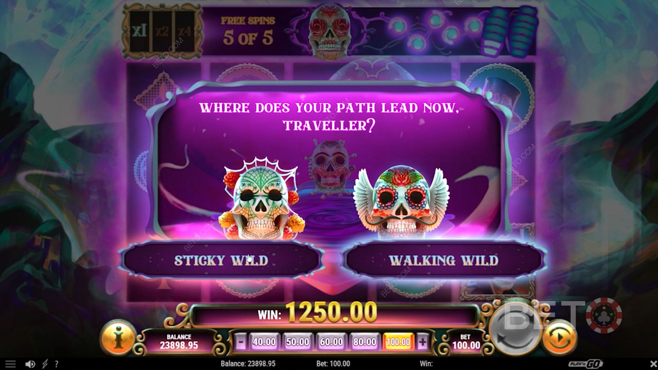Special Wild symbols in Muerto En Mictlan