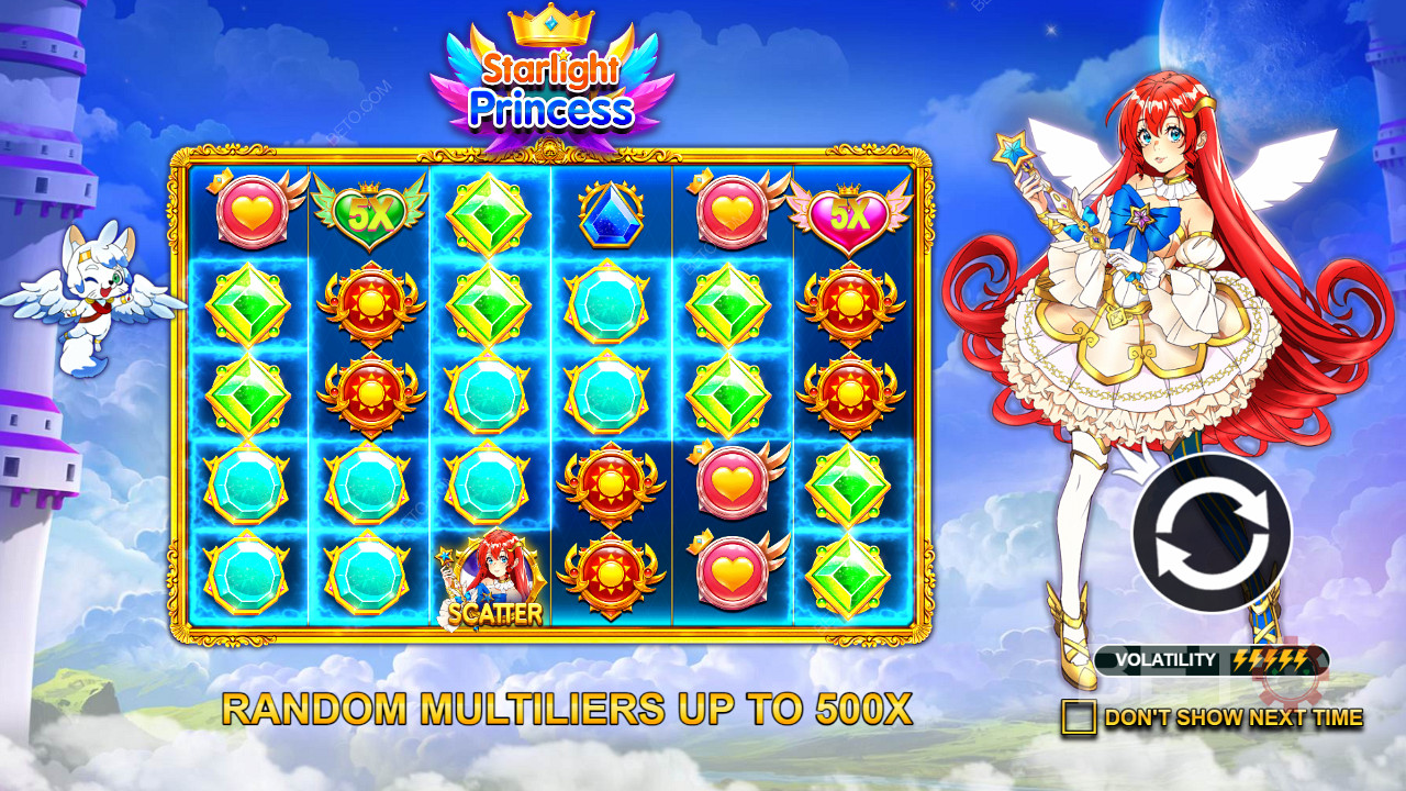 Ka-ching! Random Heart Multipliers can boost your winnings up to x500