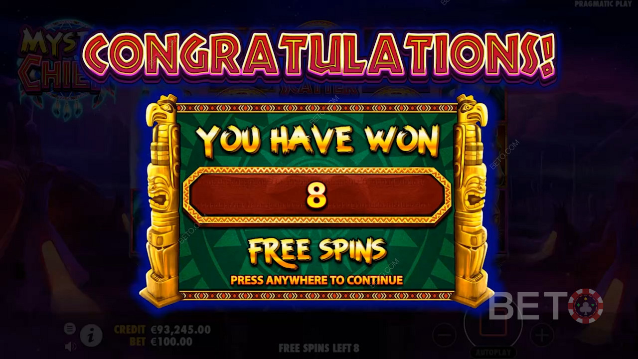 Scoring Free Spins in this pokie