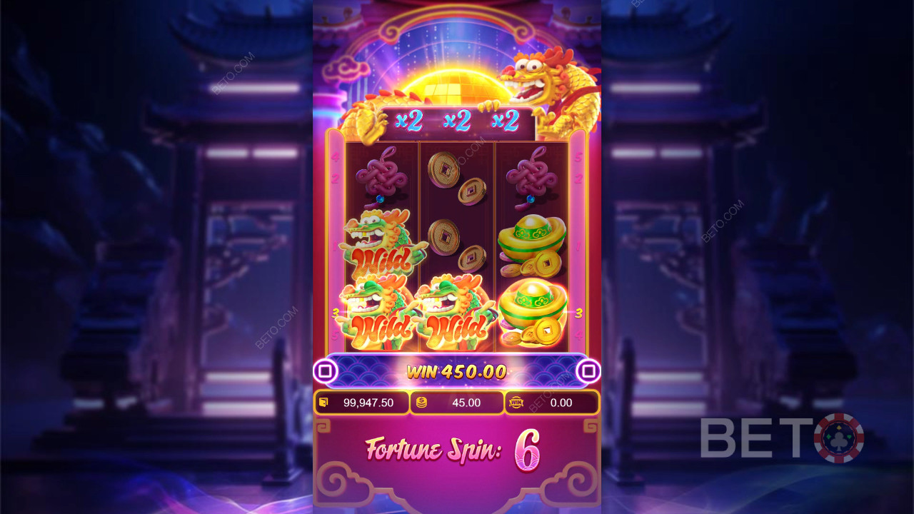 Score 2,500x Your Wager in Fortune Dragon Pokie!