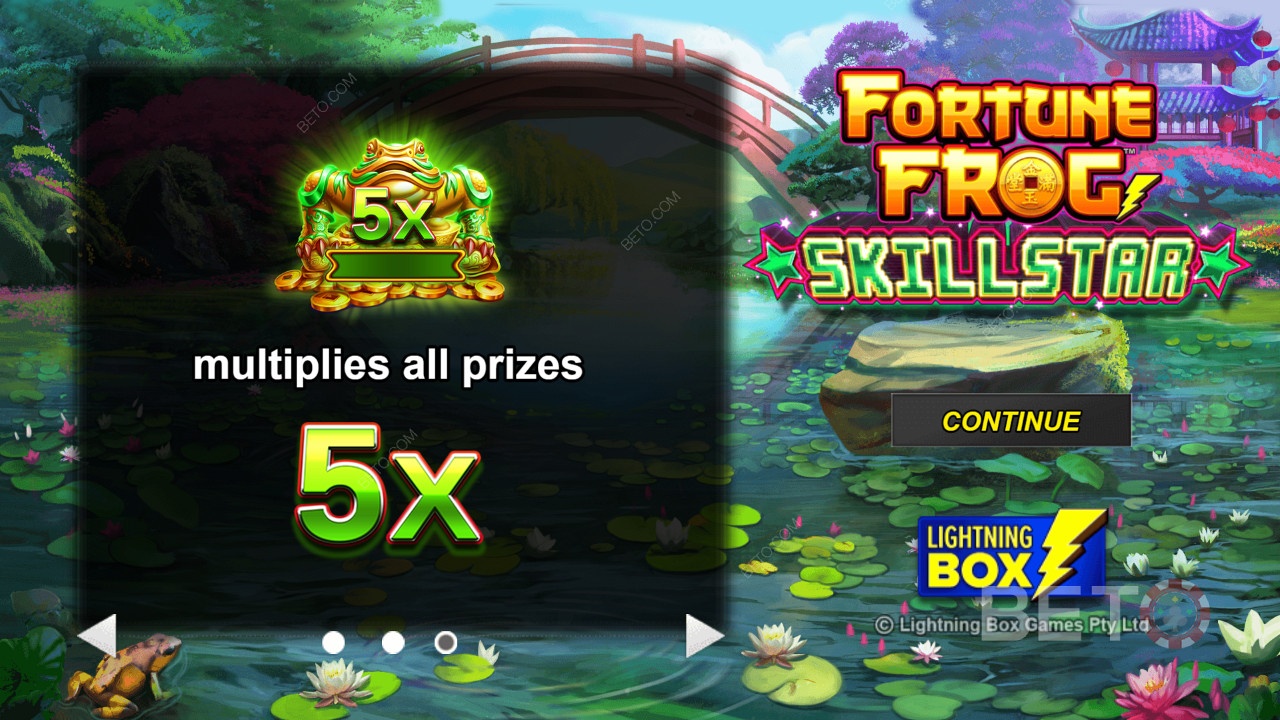 Ripper Multipliers in the high-stakes Fortune Frog Skillstar game