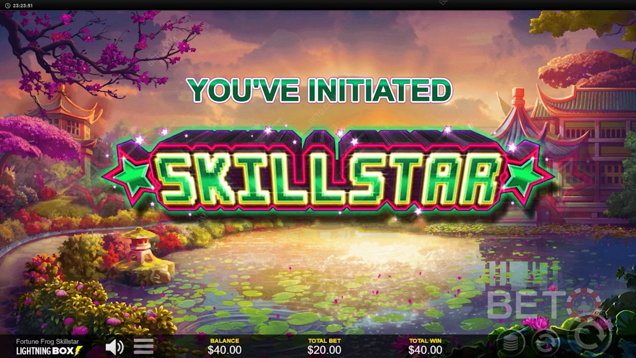 Play Fortune Frog Skillstar Pokie and score free spins feature