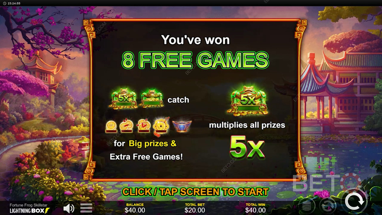 Fortune Frog Skillstar: Spin for a Top Prize of 4,672x Your Stake