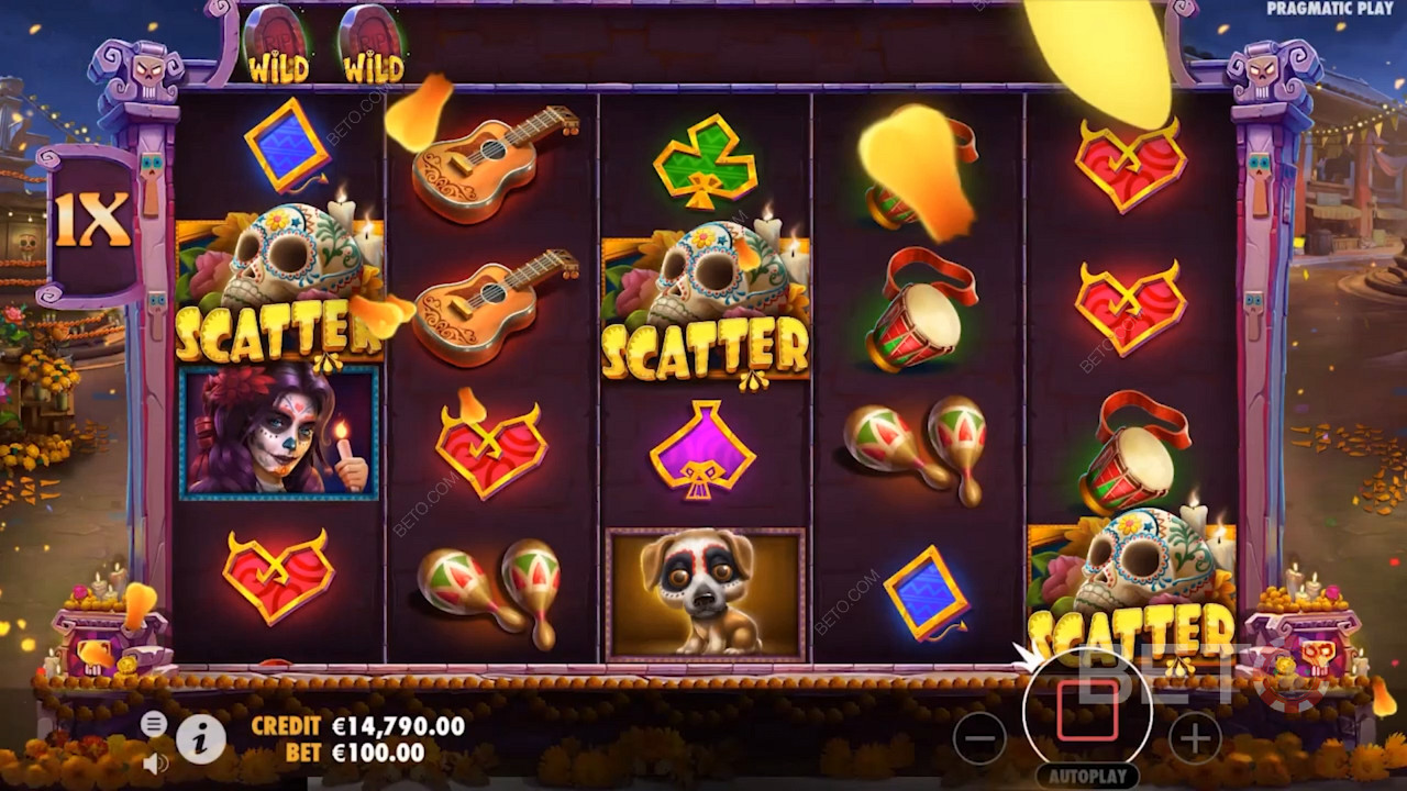 Score 3 Scatters to unlock Free Respin bonus