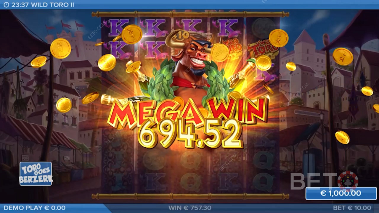 Play Wild Toro 2 Pokie & Score Big Wins even in the main game