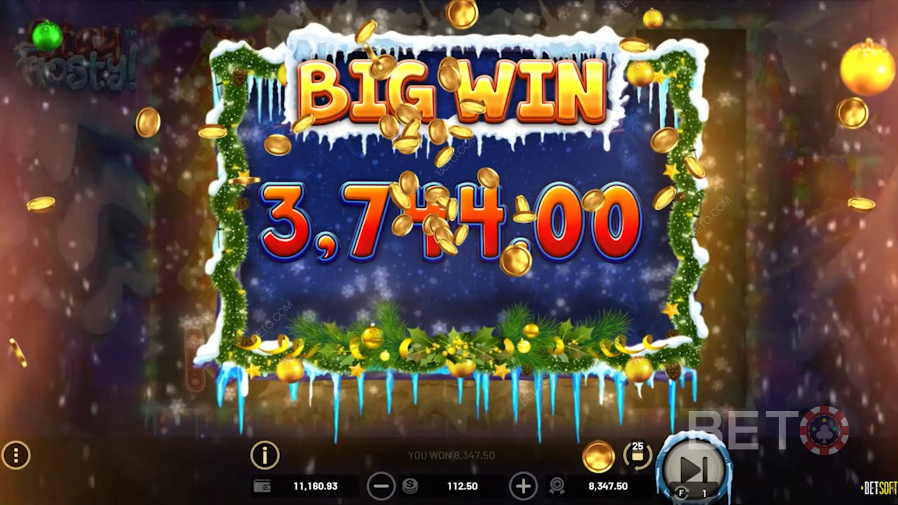 Awesome winning chances in Stay Frosty!