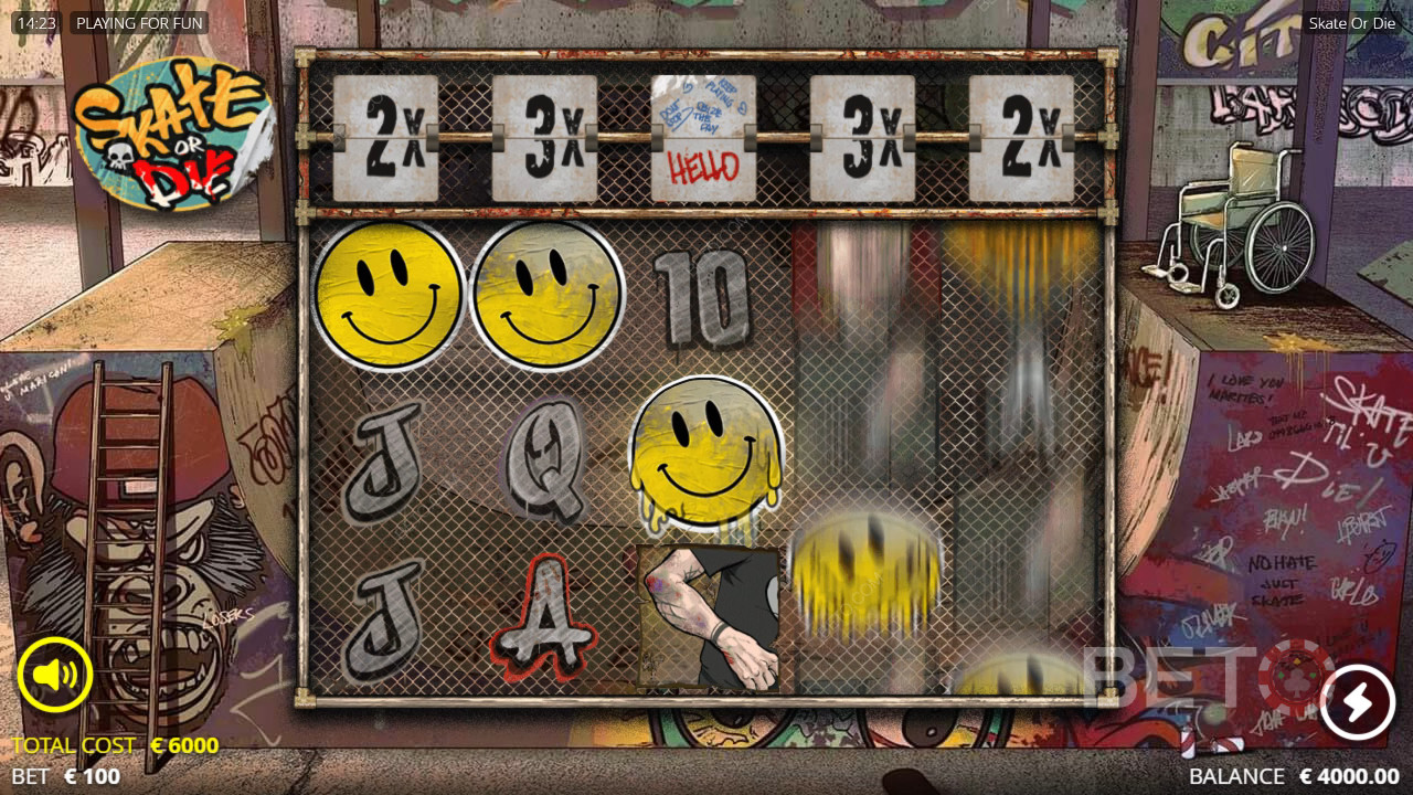 Skate or Die Review by BETO Pokies