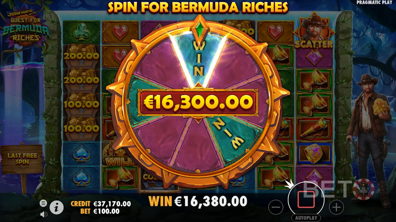 Give it a whirl and score the bonus prize in the Free Spins