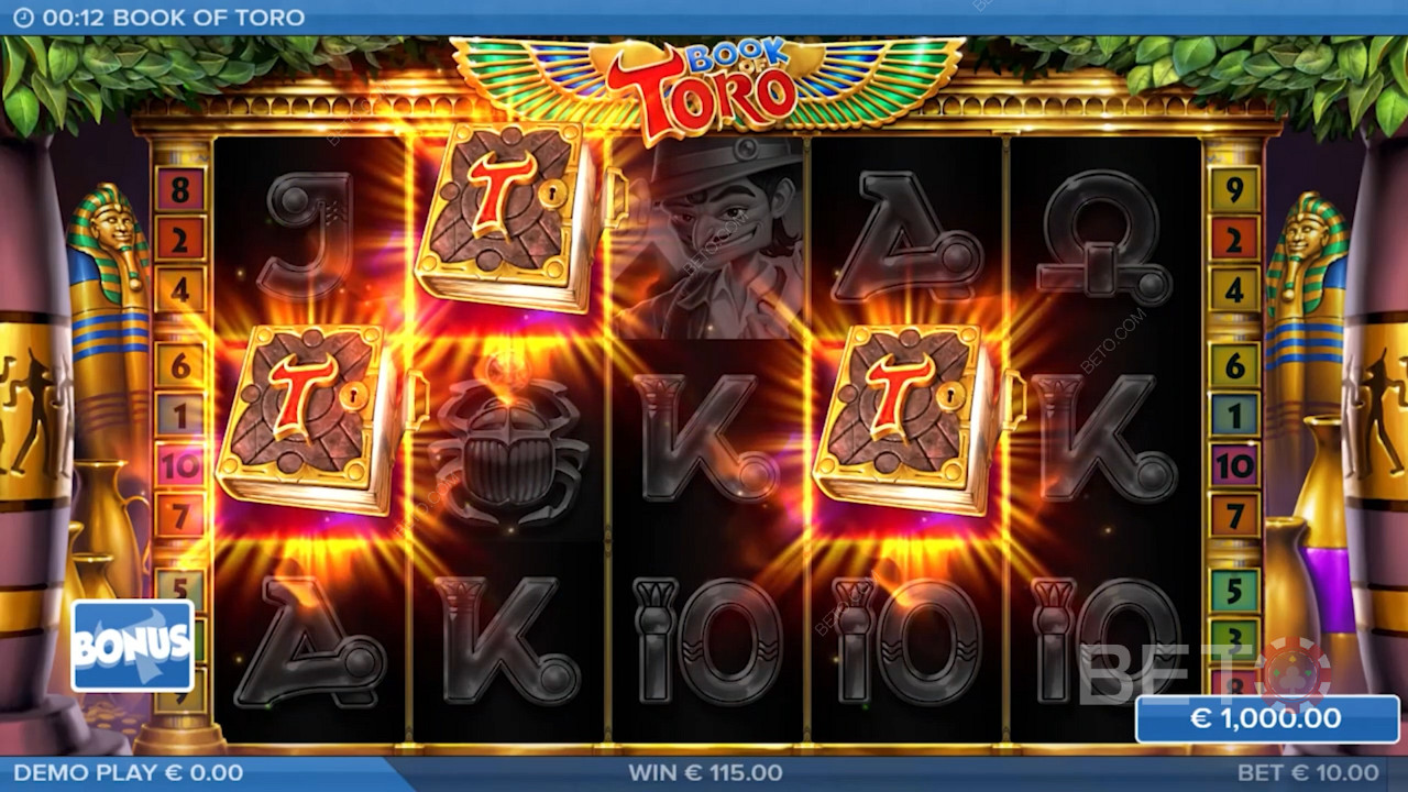 Snag 3+ Scatters to unlock Free Spins in this pokie
