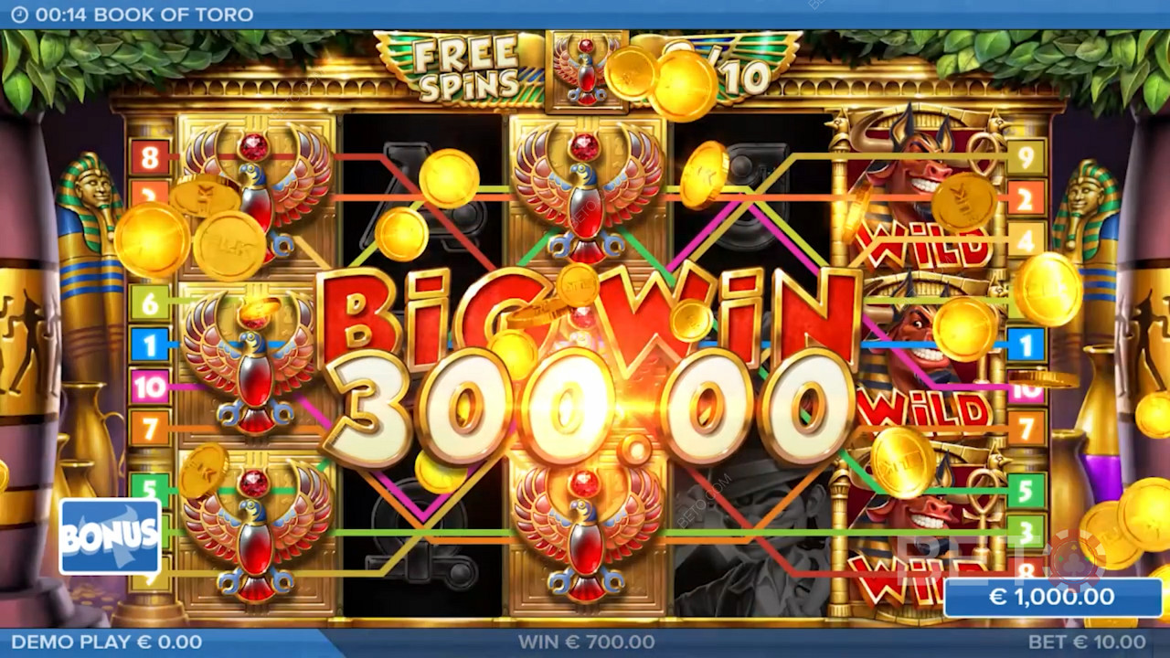 Score massive payouts in the Free Spins round
