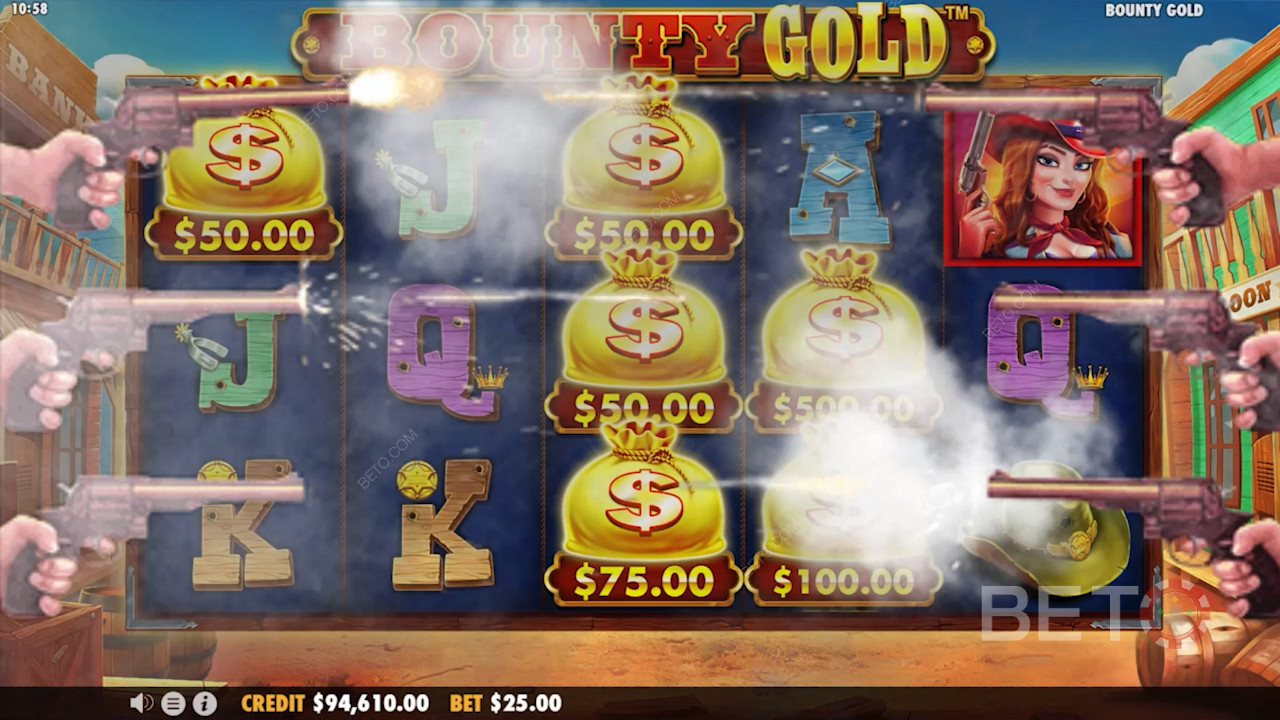 Bonus coin icons in Bounty Gold