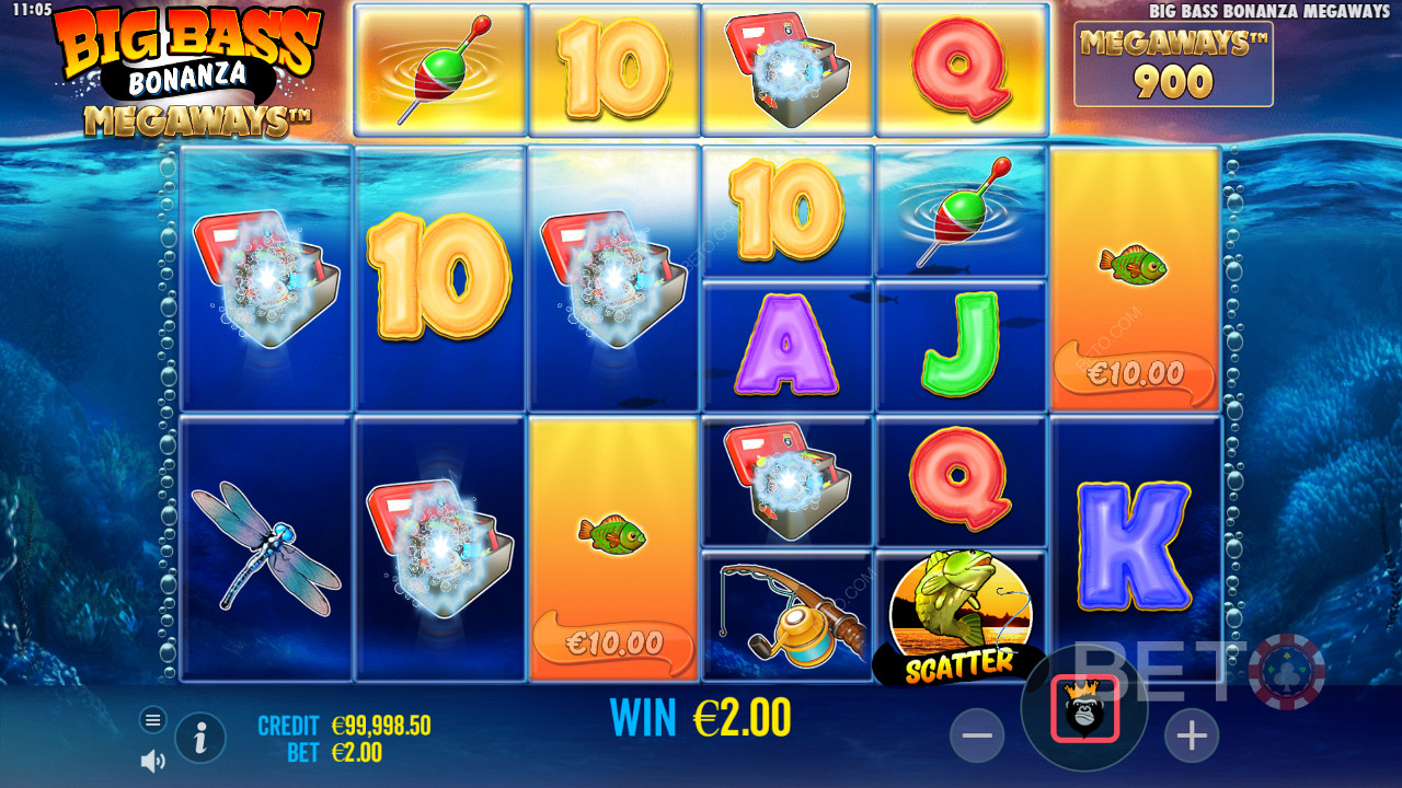 Reel in Free Spins, Megaways, and Tumble on this fishy pokie