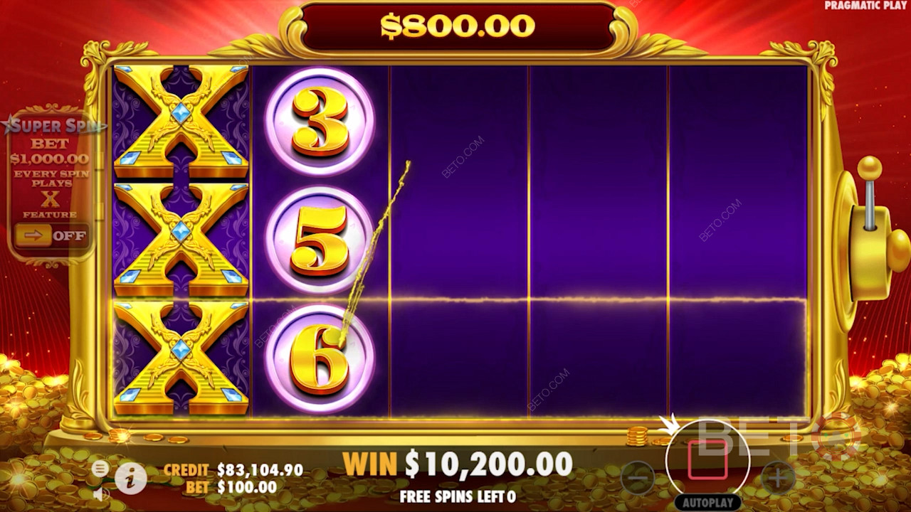 Scoring big with Super X bonus features