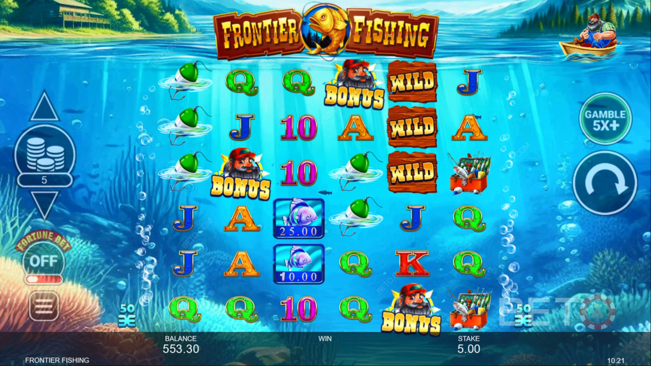 Frontier Fishing Review by BETO Pokies