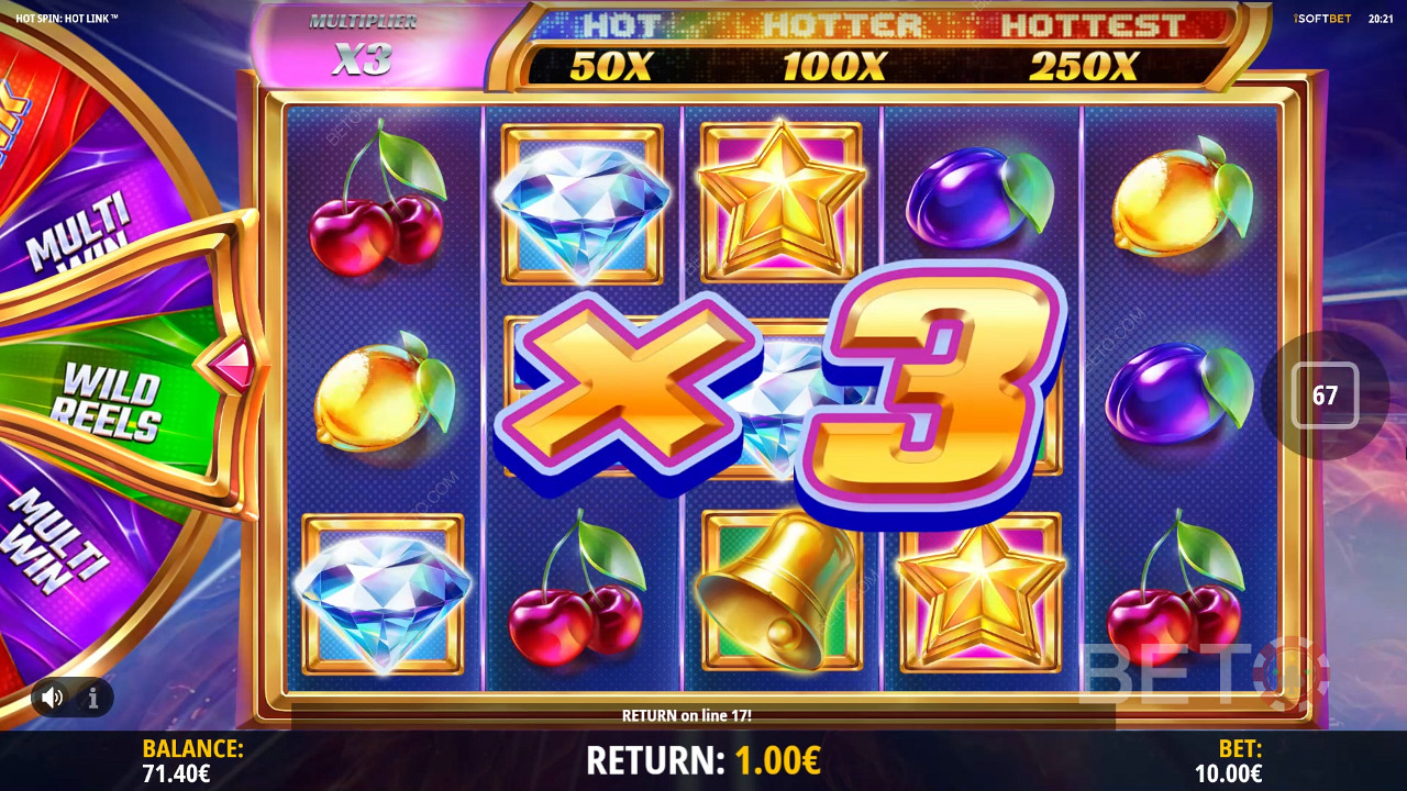 Multipliers Galore in Hot Spin Hot Link