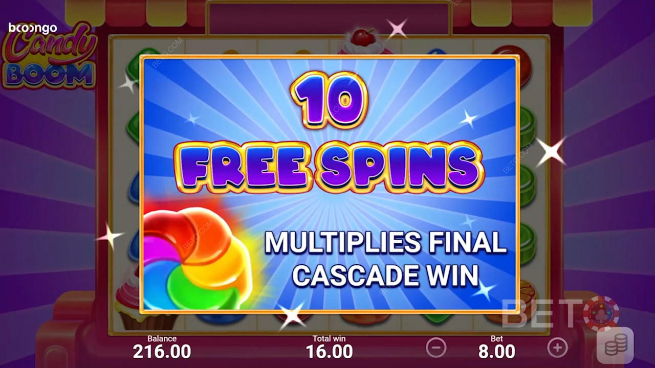 Scoring sweet Free Spins in Candy Boom