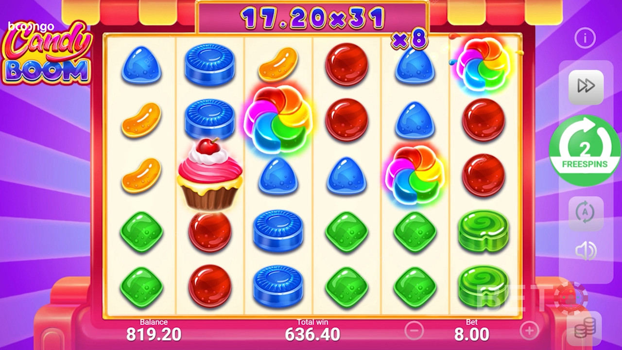 Sweet as grid for cluster wins in Candy Boom