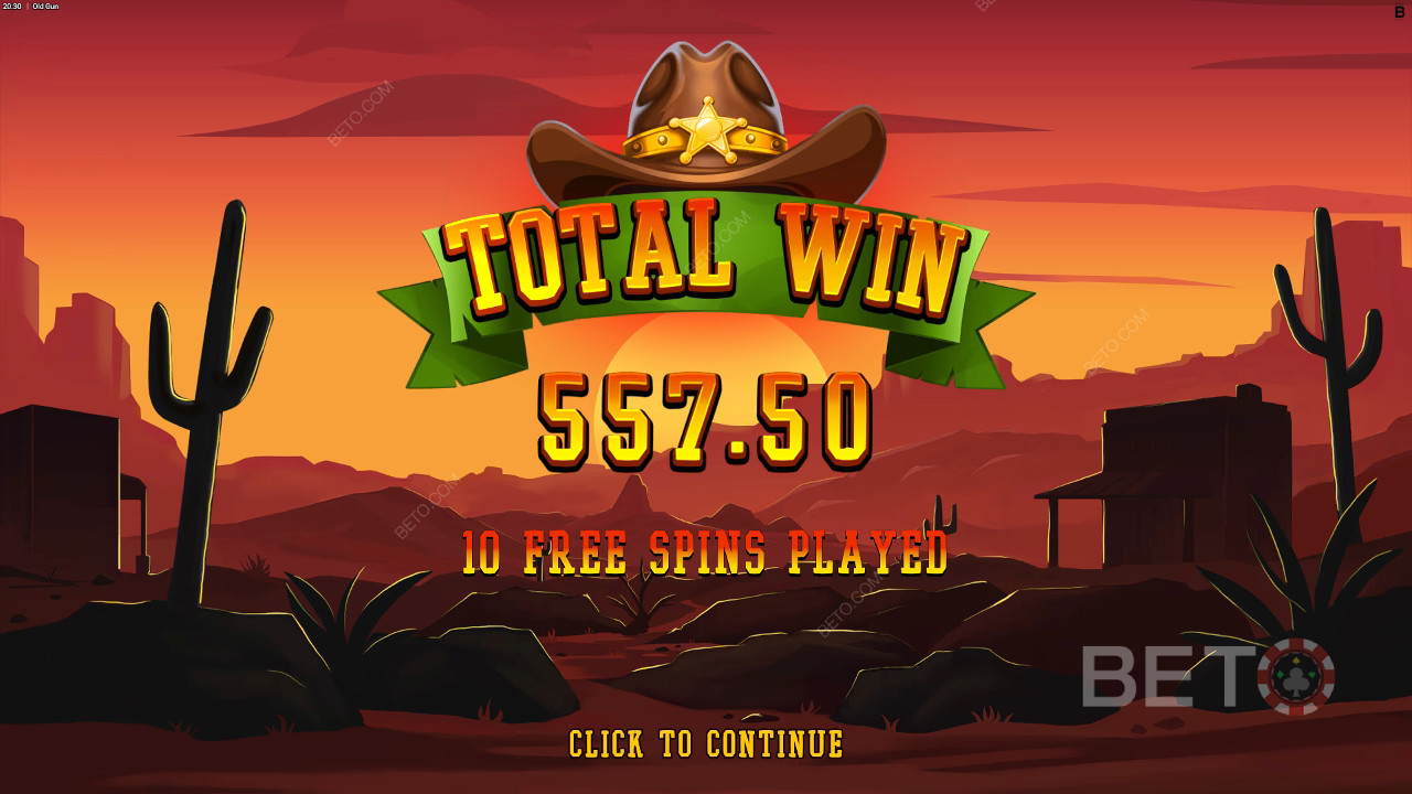 Score 12,500x Your Wager in the Old Gun Pokie!