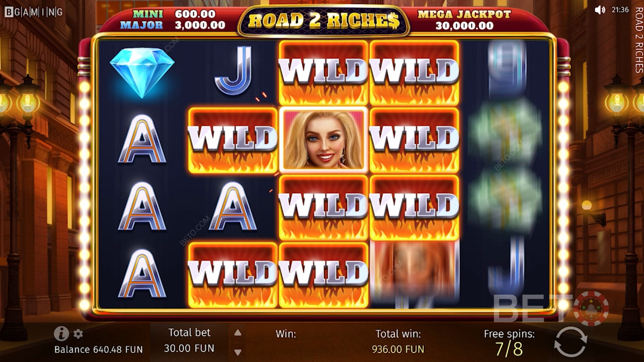 Heaps of Wilds in Road 2 Riches