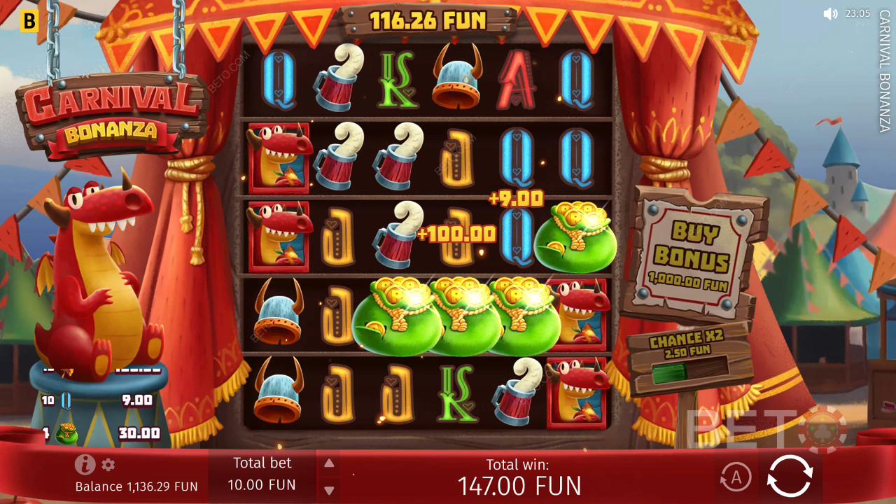 Carnival Bonanza Review by BETO Pokies