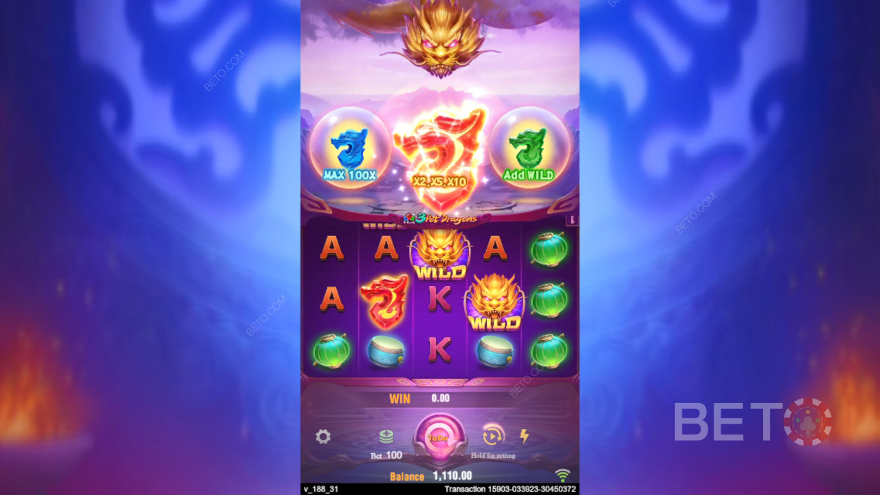 3 Pot Dragons Review on BETO Pokies