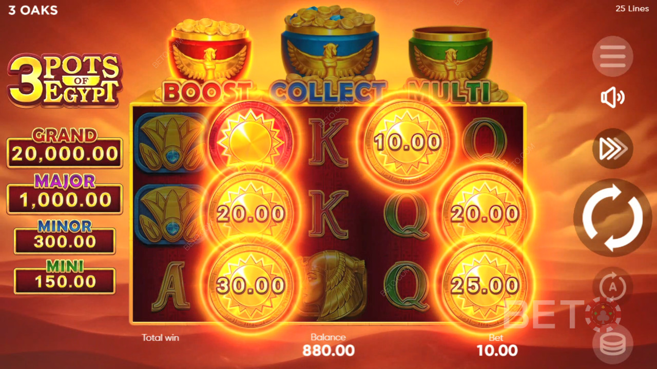 3 Pots of Egypt Review by BETO Pokies