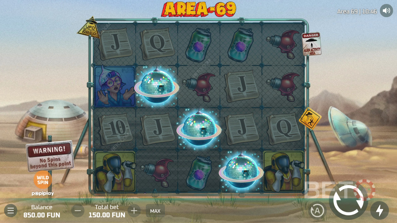 Area 69 Review by BETO Pokies