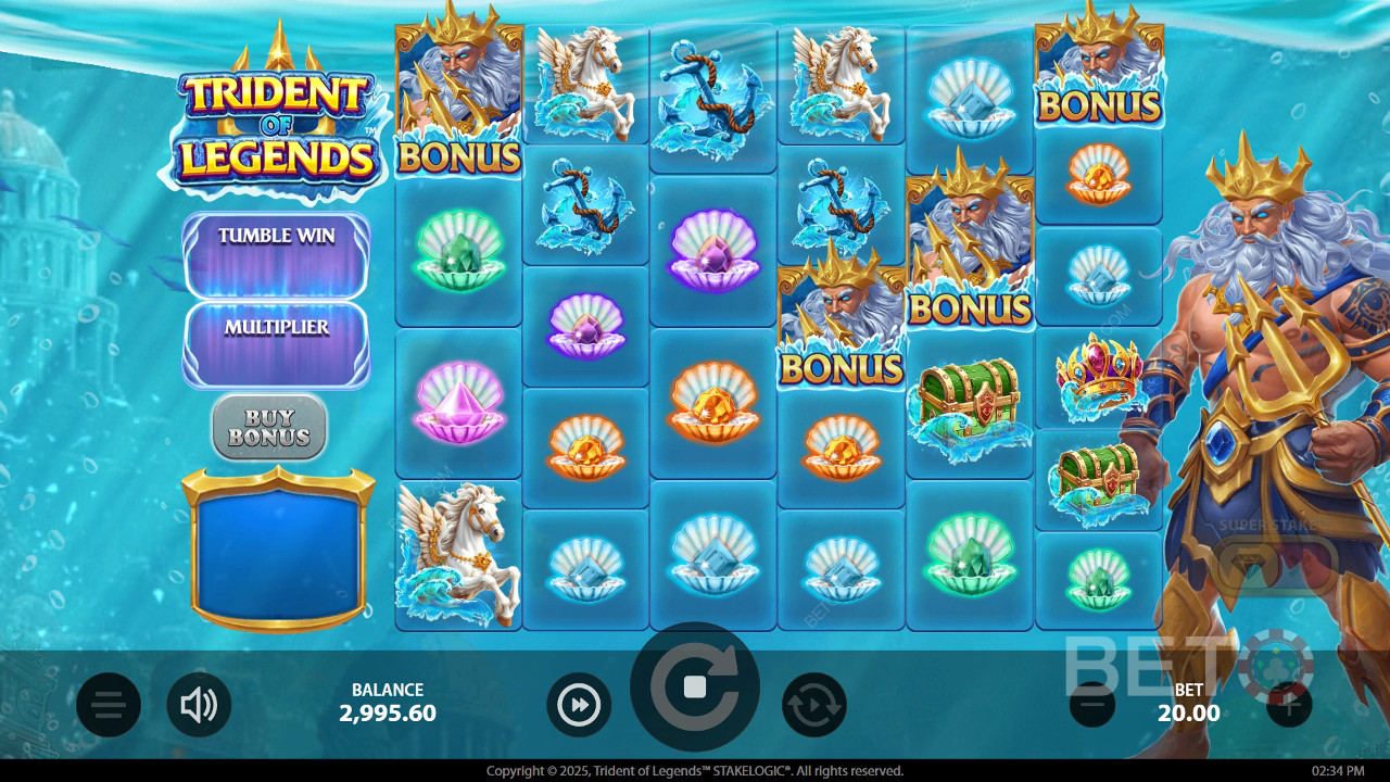 Trident of Legends Review by BETO Pokies