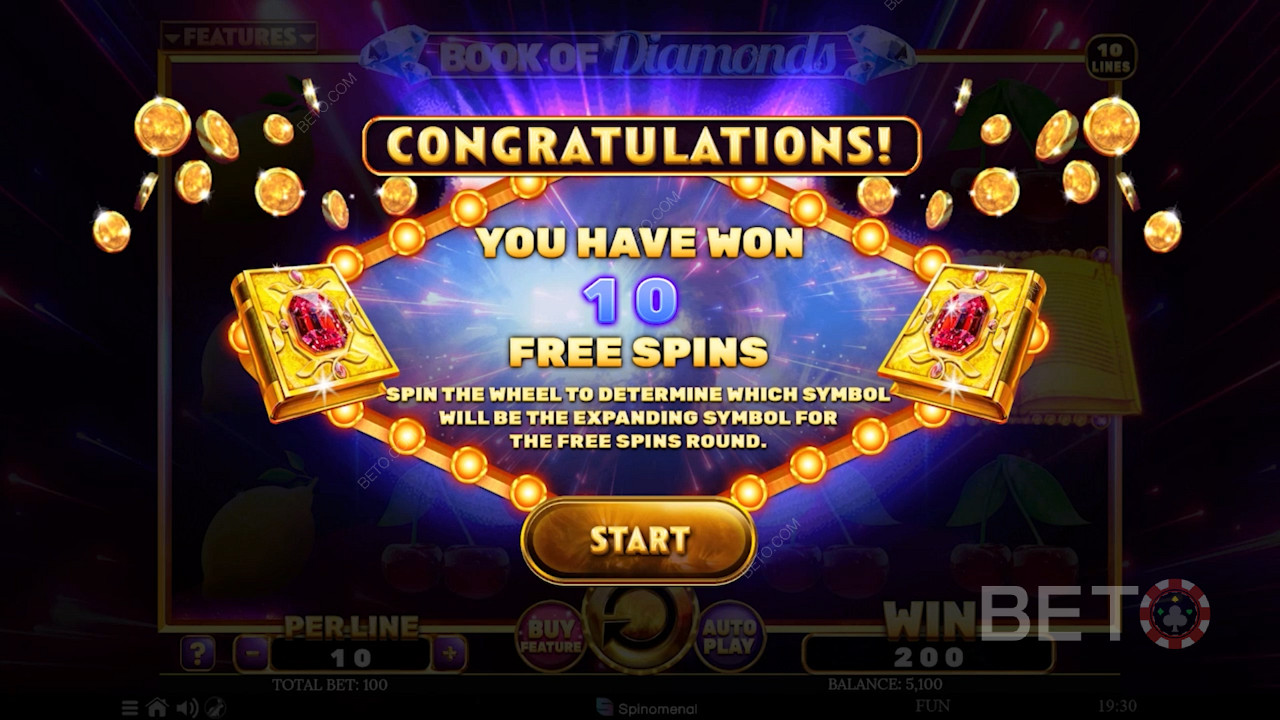 Book of Diamonds: Free Spins Feature Explained