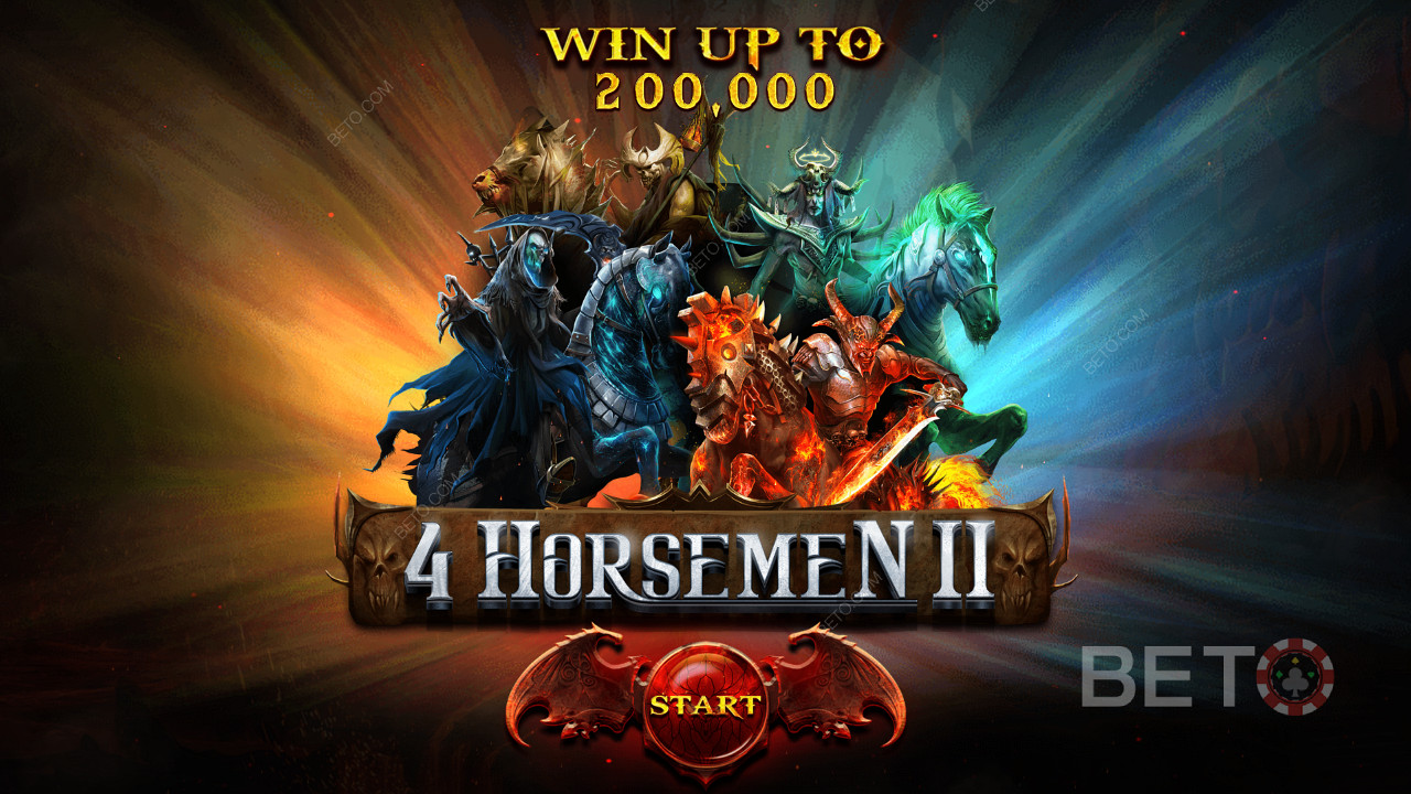 Saddle up for apocalyptic wins in 4 Horsemen 2 pokie