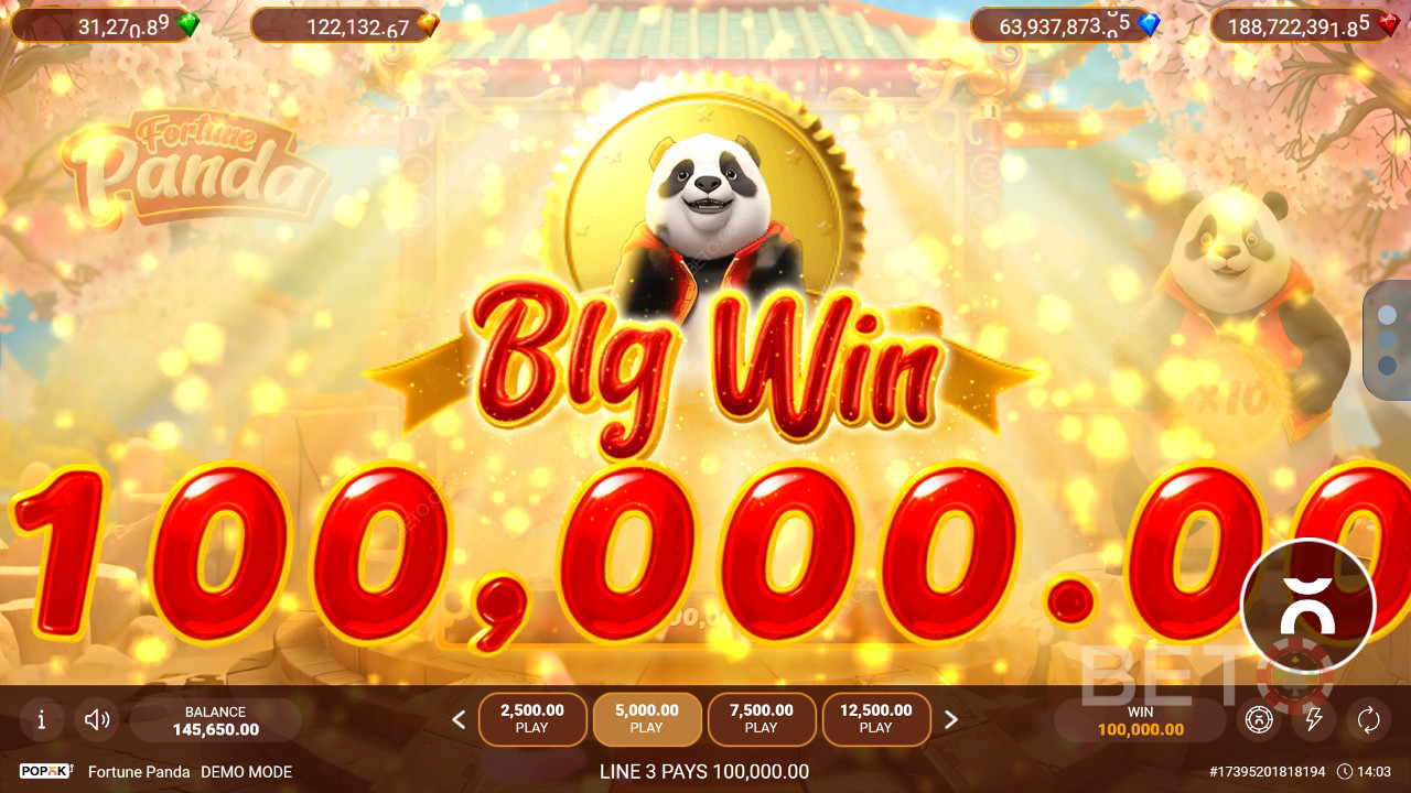 Score 2,500x Your Wager in Fortune Panda Pokie Online!