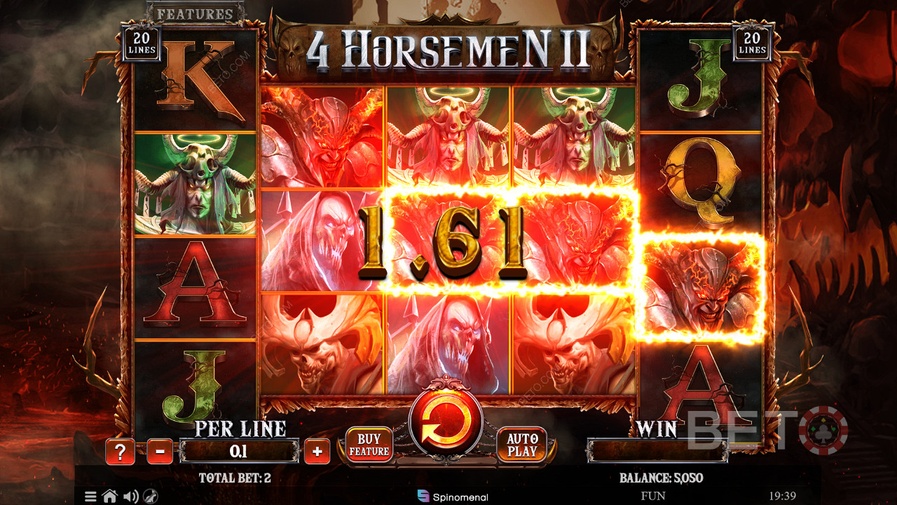 Spin now and win real money prizes up to 1,000x your total bet