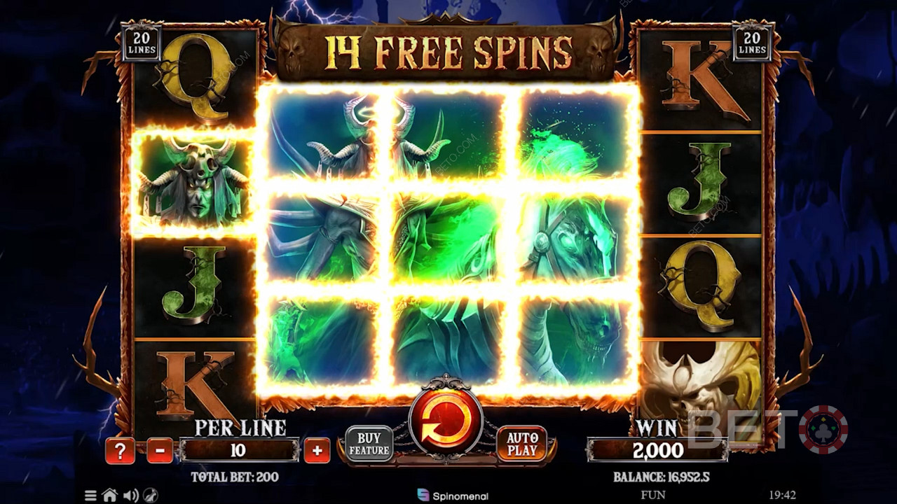Score up to 50 Free Spins by taking a punt on the Gamble Feature