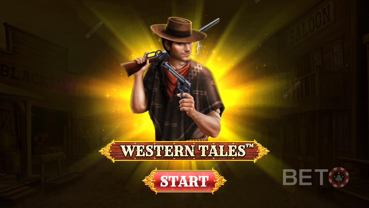 Saddle up for a ripper roundup with cowboys in the Western Tales pokie